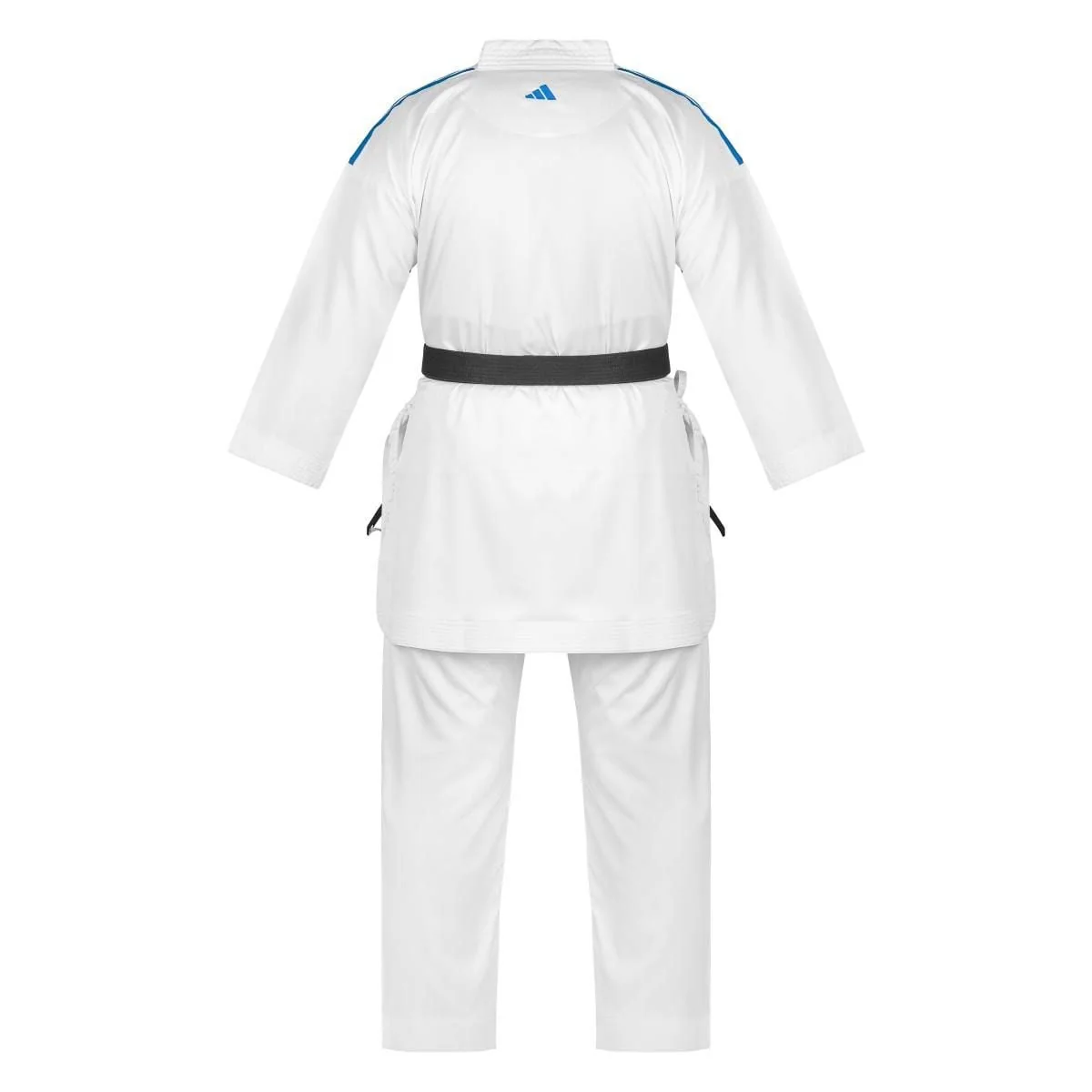 adidas Adi-Zero Karate Suit WKF Approved Kumite Gi Red & Blue Uniform Set - Image 4
