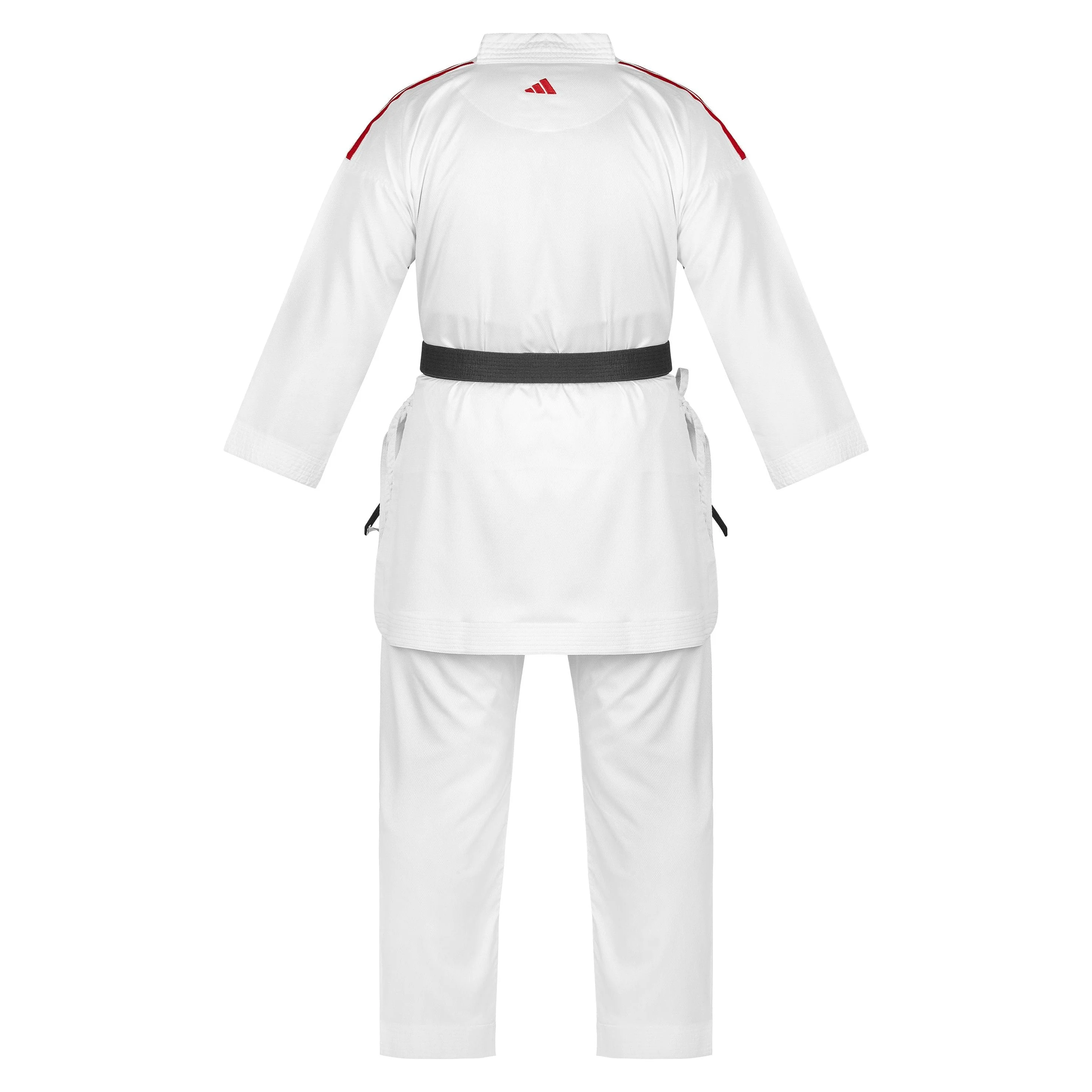 adidas Adi-Zero Karate Suit WKF Approved Kumite Gi Red & Blue Uniform Set - Image 5