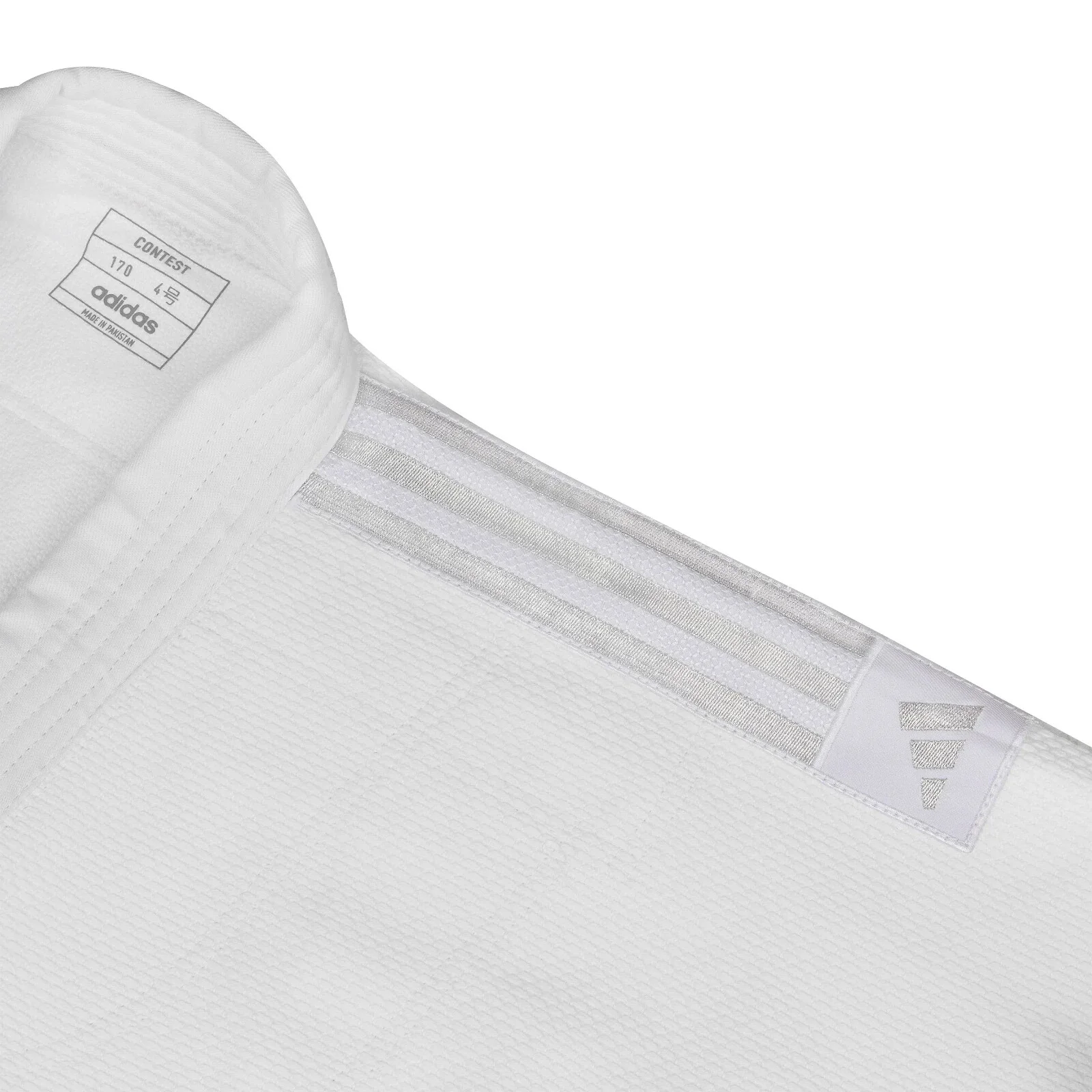 adidas Contest Judo Gi Suit J650 Heavyweight Adult Uniform White - Image 6