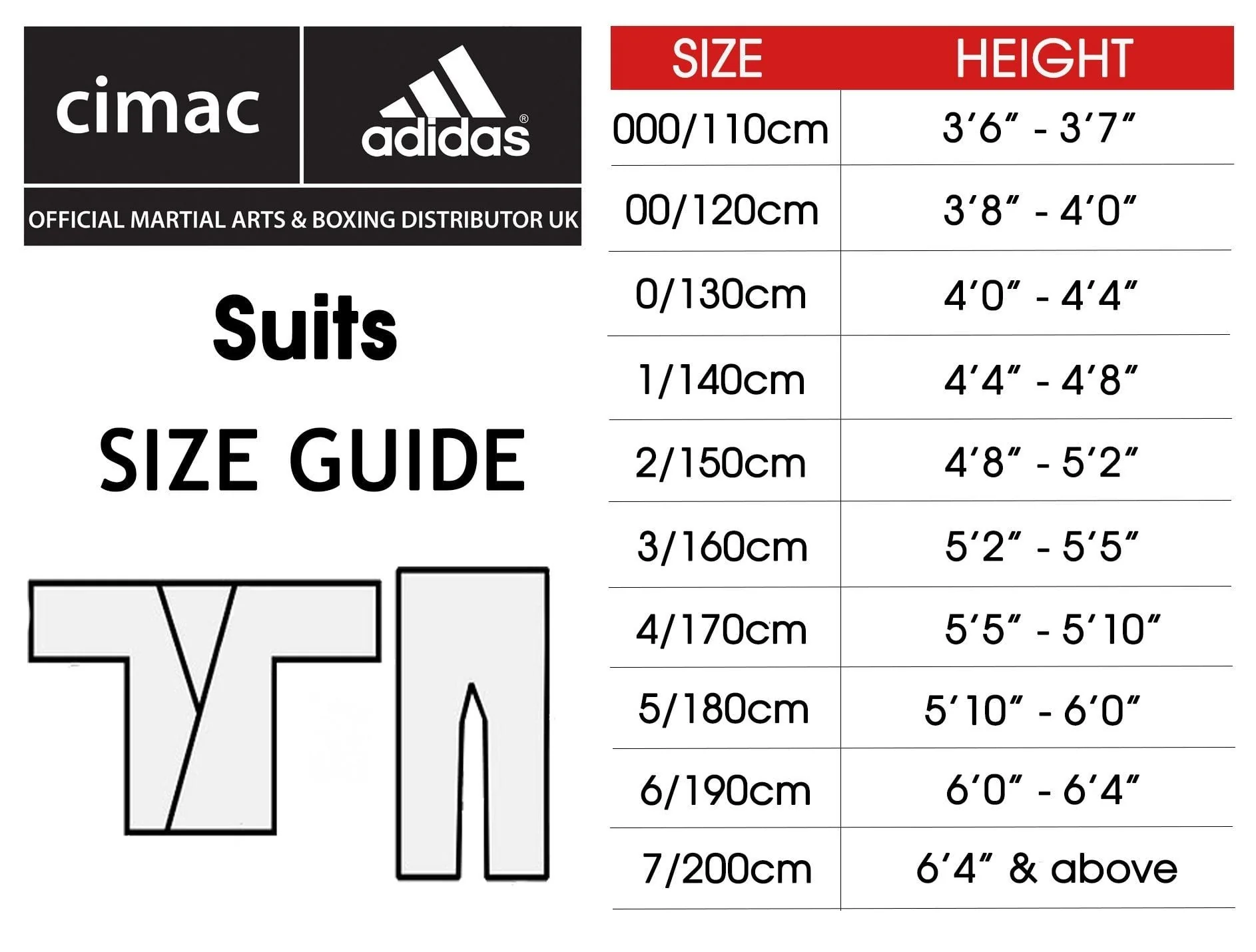 adidas Kids Karate Gi WKF Club Suit 8oz Polycotton White - Image 5