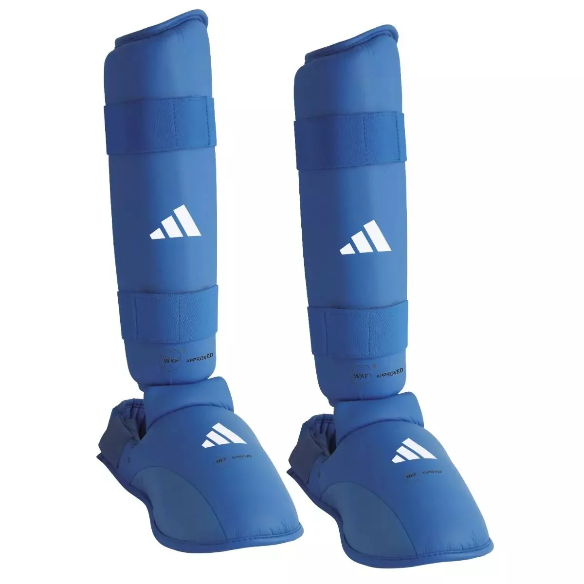 adidas Karate Shin Instep Guards WKF With Foot Pads - Image 3