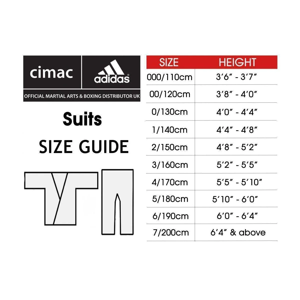 Cimac Black Karate Gi 8oz Suit Student Youth & Adult - Image 4